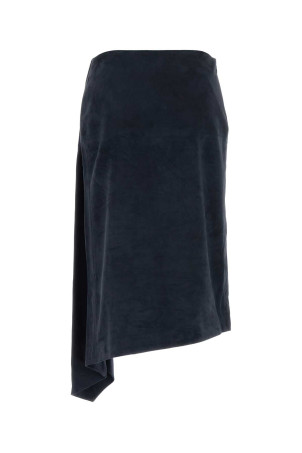 Navy blue suede skirt Black CO (3369AGSF26)