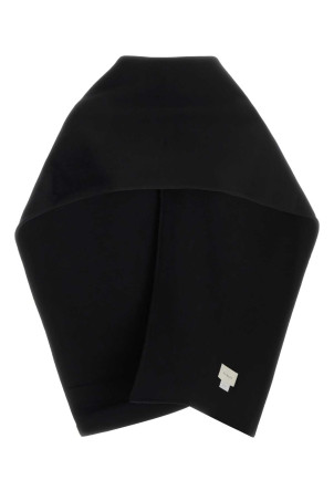 Black wool blend Micha cape ALMADA (4508)