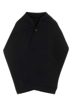 Black wool blend Micha cape ALMADA (4508)