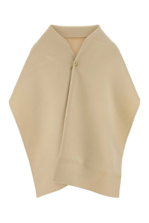 Beige wool blend Micha cape ALMADA (4508)