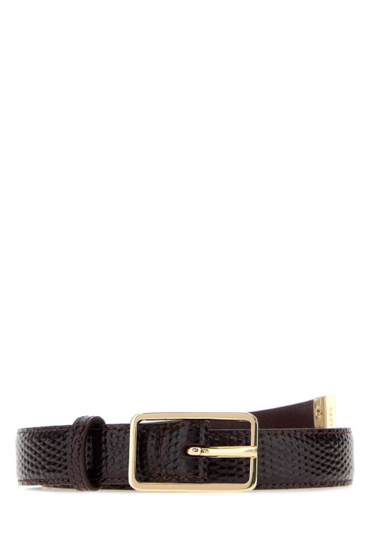 Chocolate leather belt CARVEN (6262161234)