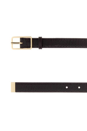 Chocolate leather belt CARVEN (6262161234)