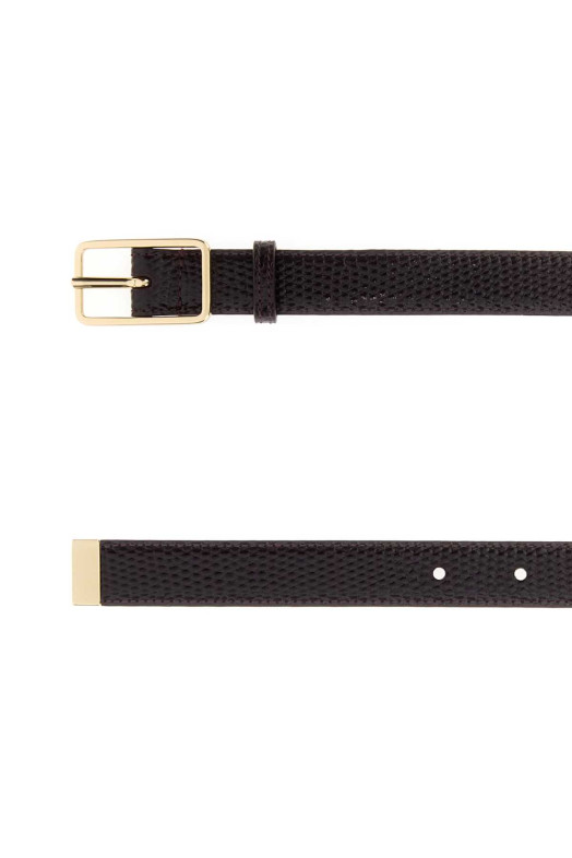 Chocolate leather belt CARVEN (6262161234)