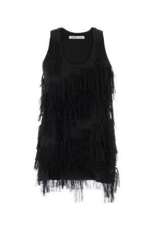 Black gabardine top CARVEN (6262K21284)