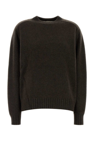 Brown cashmere oversize sweater CARVEN (6262K21318)