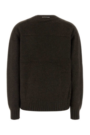 Brown cashmere oversize sweater CARVEN (6262K21318)