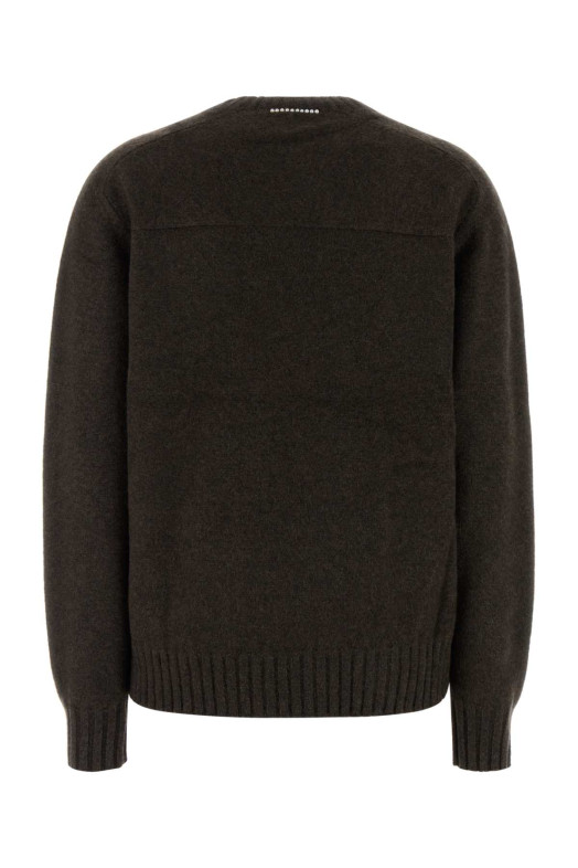 Brown cashmere oversize sweater CARVEN (6262K21318)