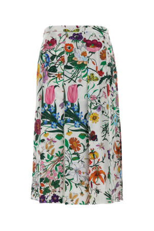 Printed twill skirt GUCCI (864574ZAUU8)