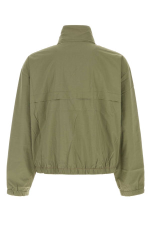 Two-tone stretch cotton blend windbreaker FOUND (FOFW26JA02700)