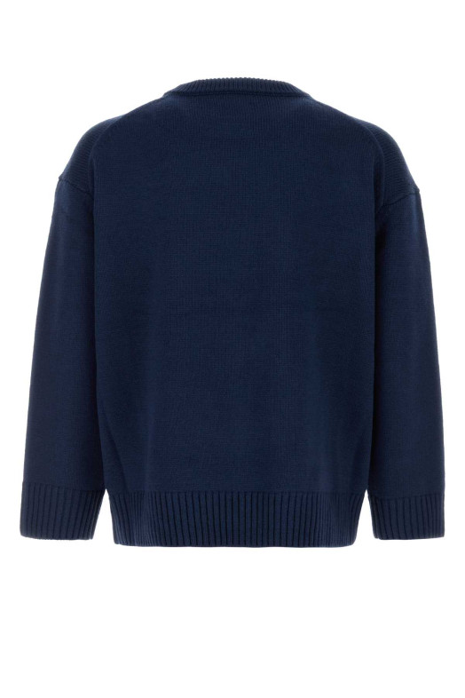 Navy blue acrylic blend Wildlife sweater FOUND (FOFW26SW02674)