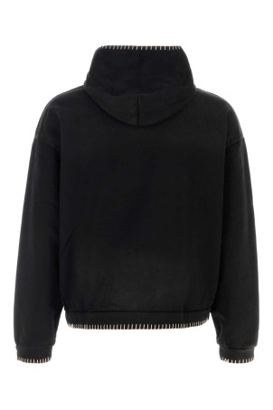Black cotton oversize sweatshirt FOUND (FOPF26HO01012)