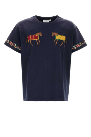 Navy blue oversize t-shirt FOUND (FOPF26TT14012)