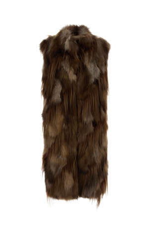 GILET RIT. LUNGO 2 Brown NIMAPELL (GILLUNGVOL)