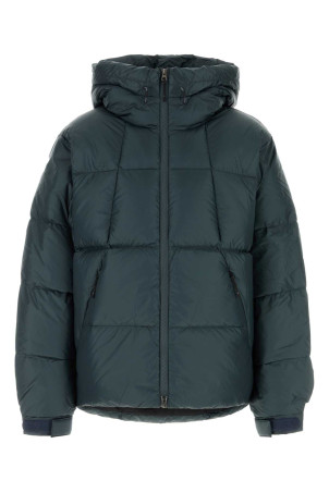 Teal green nylon Crystallite down jacket GOLDWIN (GL26338)