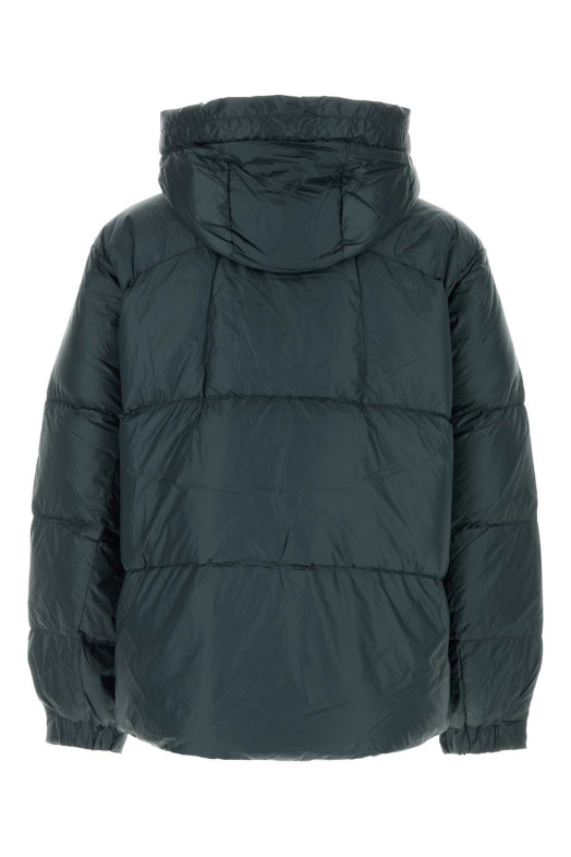 Teal green nylon Crystallite down jacket GOLDWIN (GL26338)