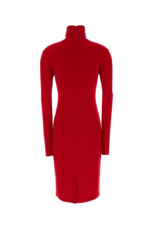 Red jersey dress NORMA KAMALI (KK3263PL112)