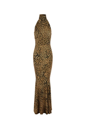 Printed jersey dress NORMA KAMALI (KK4253PLB14)