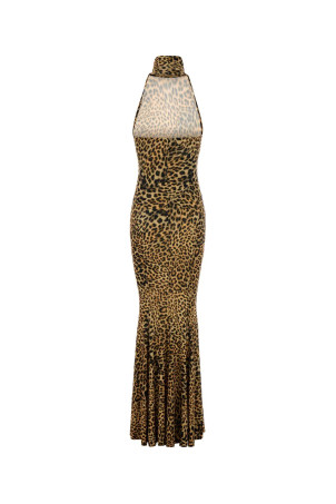 Printed jersey dress NORMA KAMALI (KK4253PLB14)