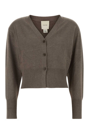 Mud stretch viscose blend cardigan CALVIN KLEIN COLLECTION (LV044H307G)