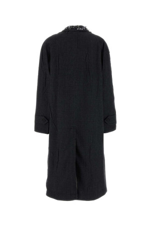 Embroidered wool coat PRADA (P680TRSOOO6707)
