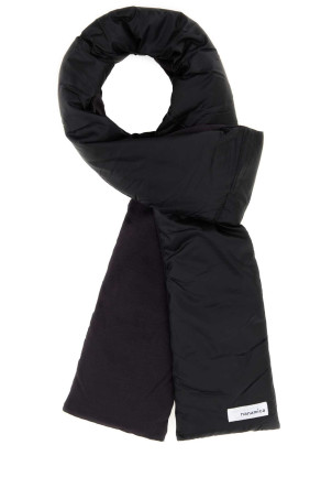 Charcoal cotton reversibile scarf NANAMICA (S25FK056E)