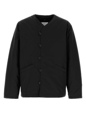 Black polyester blend down jacket NANAMICA (S26FA048E)