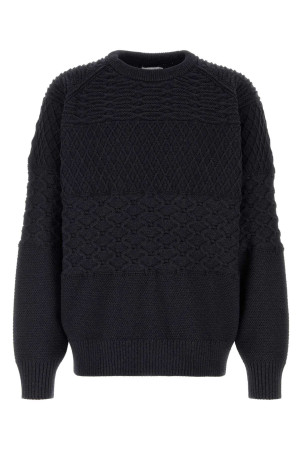 Midnight blue polyester sweater NANAMICA (S26FJ078E)