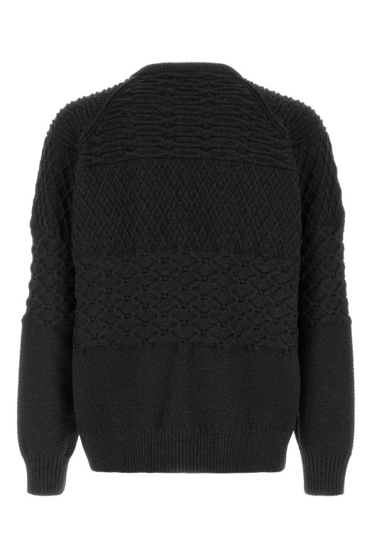 Black polyester sweater NANAMICA (S26FJ078E)