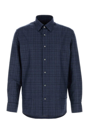 Embroidered flannel shirt BRIONI (SCAY0LO4AGX)