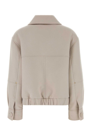 Sand cashmere jacket AGNONA (TH1209U7069)