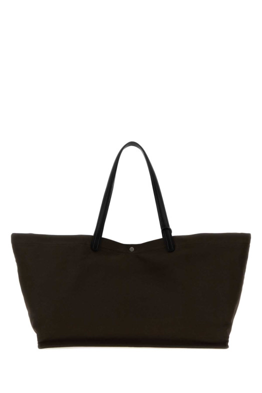 Dark brown canvas Idaho shopping bag THE ROW (W1592MW011L72T)