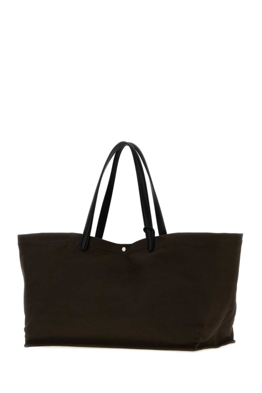 Dark brown canvas Idaho shopping bag THE ROW (W1592MW011L72T)