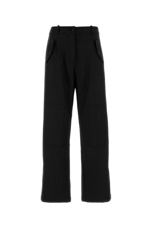 Slate stretch gabardine Figma palazzo pant PALOMA WOOL (XV1301)