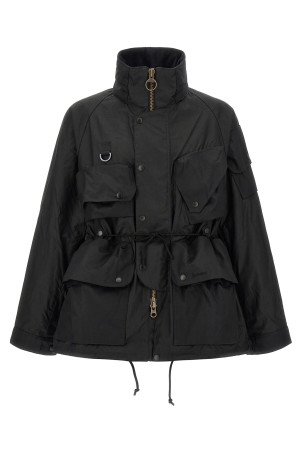 Barbour x Norbit waxed jacket Black