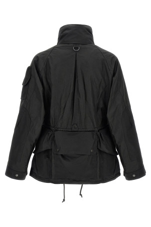 Barbour x Norbit waxed jacket Black