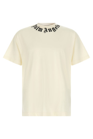 White 'Neck Logo Regular' T-shirt White