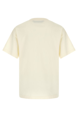 White 'Neck Logo Regular' T-shirt White