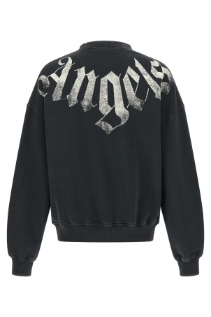 Black 'Big Neck Logo Loose' sweatshirt Black