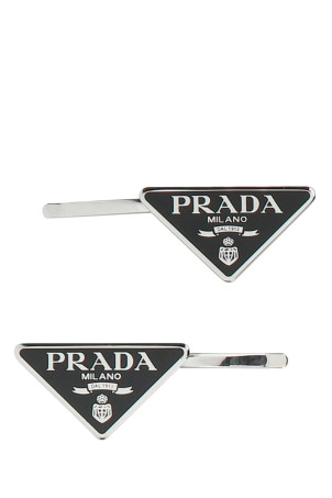 Black metal hair clip set Black PRADA (1IF0512BA6)