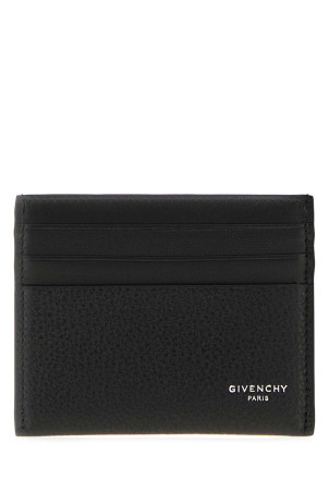 Black leather card holder GIVENCHY (BK60GSK213)