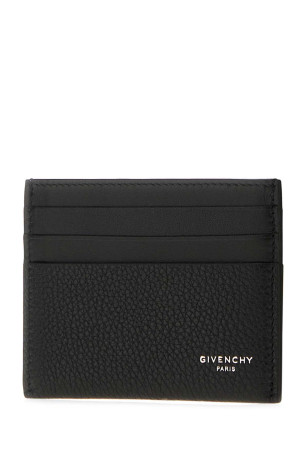 Black leather card holder GIVENCHY (BK60GSK213)