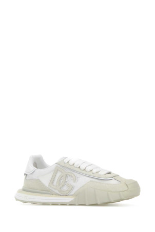 Two-tone canvas and suede DG Athletic sneakers DOLCE & GABBANA (CS2384A0136)