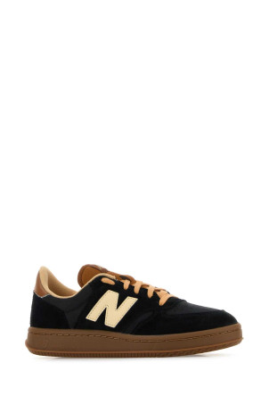 Black leather and suede T500 sneakers Black NEW BALANCE (CT500SKA)