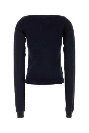 Midnight blue wool sweater Blue MIU MIU (MMLA85SOOO16WS)