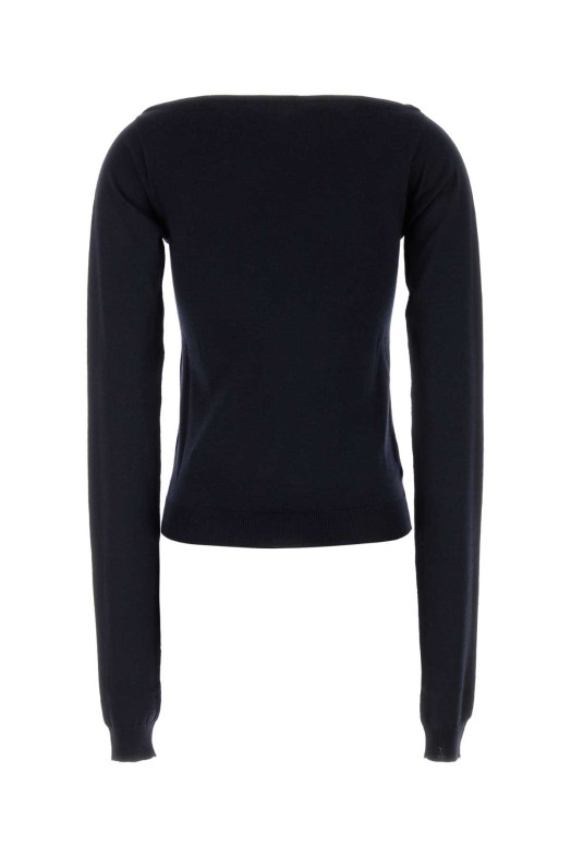 Midnight blue wool sweater Blue MIU MIU (MMLA85SOOO16WS)