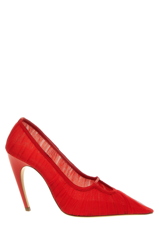 Туфли из тюля Красные NENSI DOJAKA (ND23FWSC41010ARED) Туфли из тюля Красные NENSI DOJAKA (ND23FWSC41010ARED)