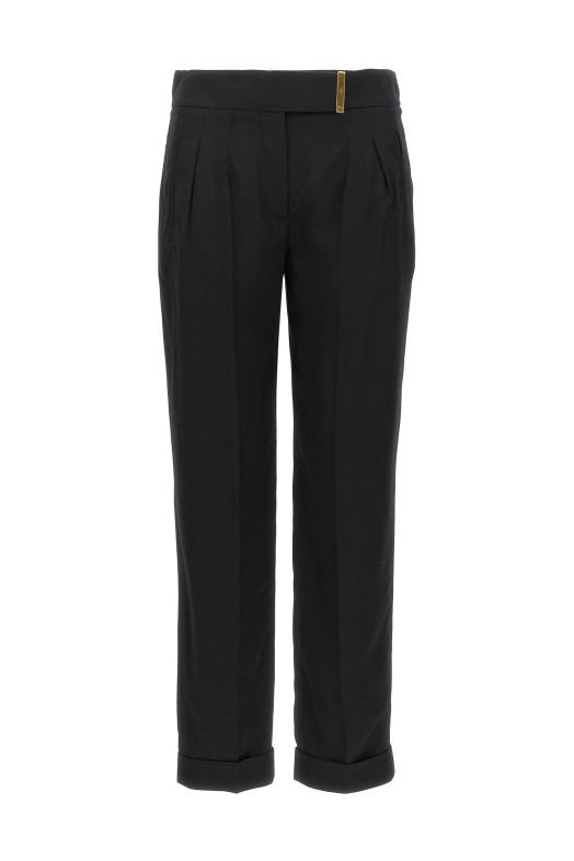 Штани з металевими деталями Чорні TOM FORD (PAW497FAX1016LB999) Штани з металевими деталями Чорні TOM FORD (PAW497FAX1016LB999)