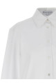 Rhinestone chemisier dress White Rhinestone chemisier dress White