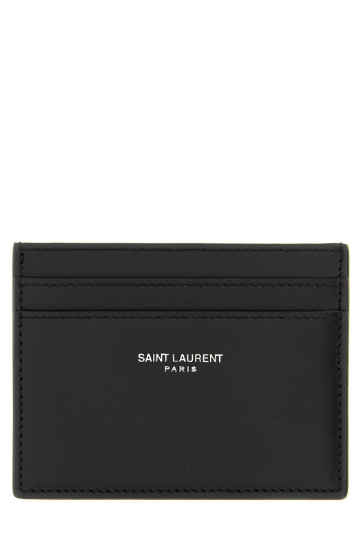 Тримач для візиток з логотипом, чорний SAINT LAURENT (3759460U90N1000) Тримач для візиток з логотипом, чорний SAINT LAURENT (3759460U90N1000)
