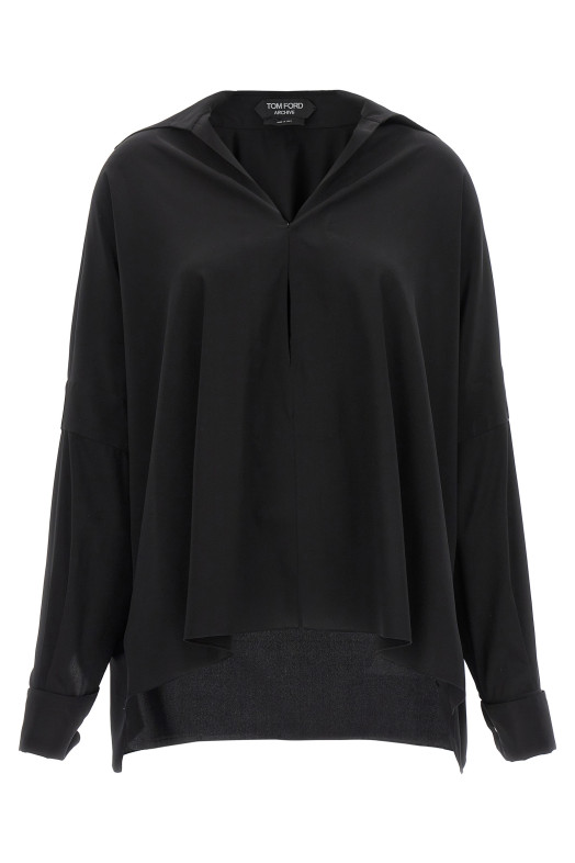Сорочка з крепдешину Чорна TOM FORD (CA3252FAX1092LB999) Сорочка з крепдешину Чорна TOM FORD (CA3252FAX1092LB999)